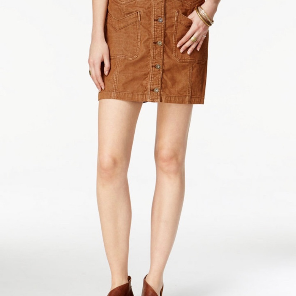 Free People Come Closer Corduroy Skirt